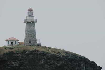 Low angle view of lighthouse