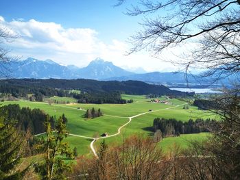 Scenic view of landscape against sky