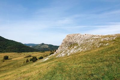 Scenic view of landscape against sky