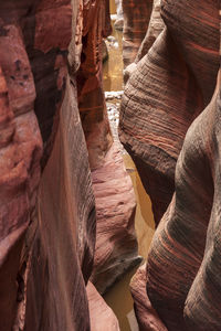 Panoramic view of rock formations