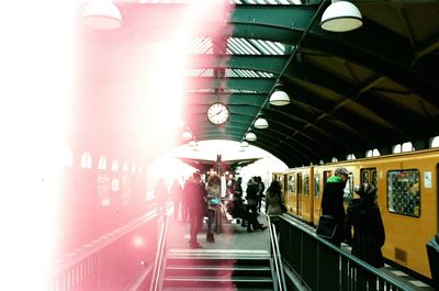 Railroad station platform