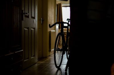 Bicycle in door