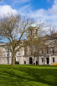 View of historic building against cloudy sky