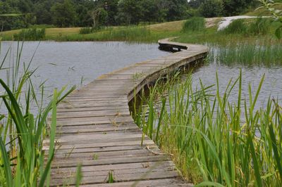 Scenic view of lake