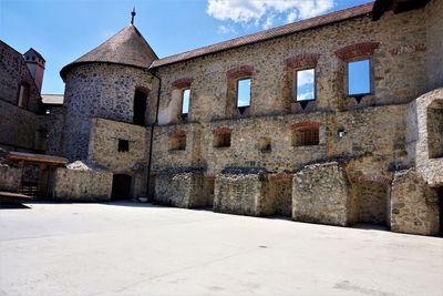 View of old building against sky