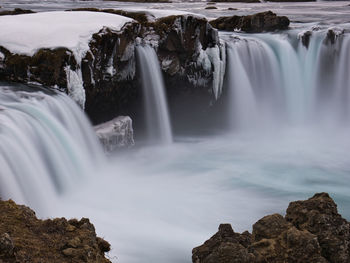 View of waterfall