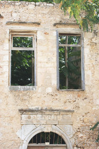 Low angle view of old building