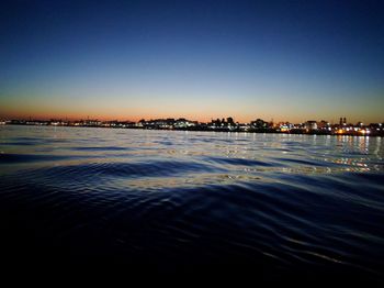 View of city at waterfront