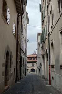 Street amidst buildings in city