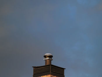 Low angle view of built structure against sky