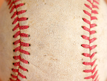 Close-up of baseball 