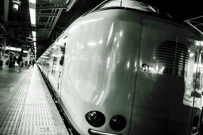 Train at railroad station