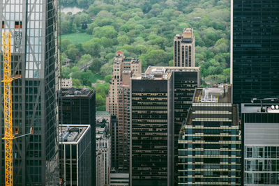 Buildings in city