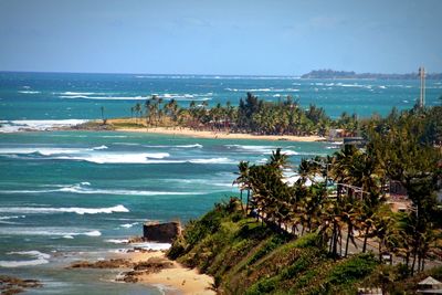 Scenic view of beach