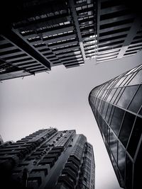 Low angle view of modern building