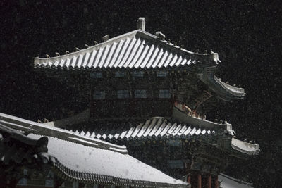 High angle view of roof outside building