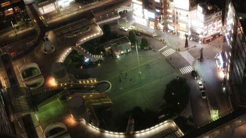 City street at night