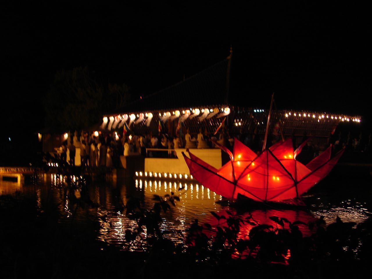 VIEW OF ILLUMINATED LANTERN