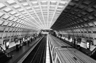 Railroad station platform