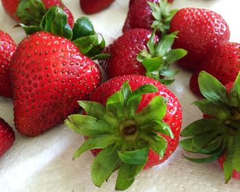 Close-up of strawberries