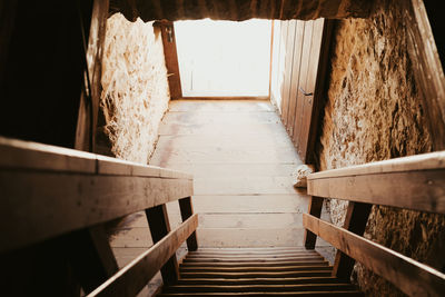 Staircase in old building