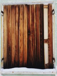 Close-up of rusty door