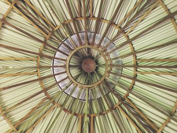 Low angle view of ceiling