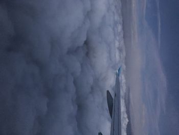 Low angle view of cloudy sky