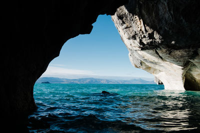 Marble caves of puerto rio tranquilo in chile