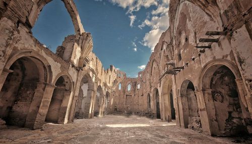 Old ruins against sky