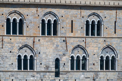 Low angle view of historic church