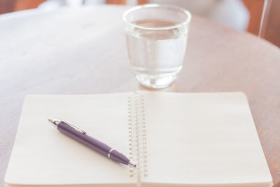 Close-up of drink on table