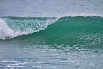 Waves rushing towards shore