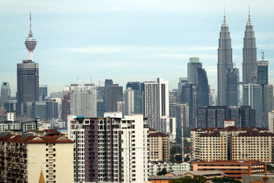 Skyscrapers in city