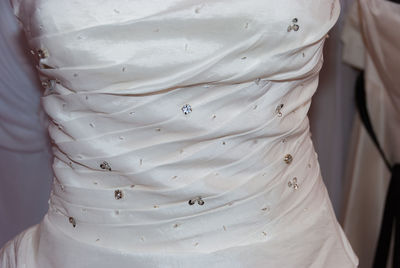 Close-up of white umbrella