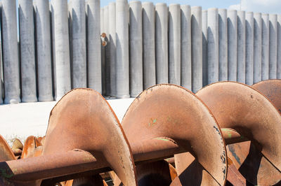 Close-up of rusty metal