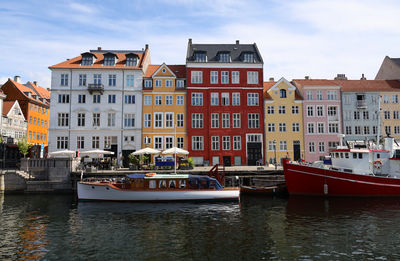 Boats in sea