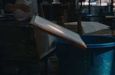 Man working in factory