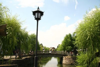 View of bridge with trees in background