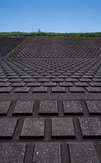 Brick wall with roof