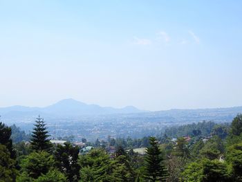 Scenic view of mountains