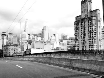 View of skyscrapers in city