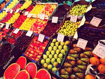 Full frame shot of market stall for sale