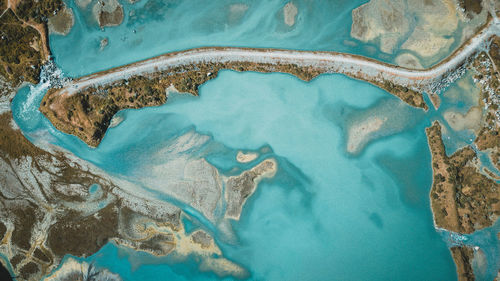 Aerial view of beach