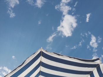 Low angle view of cloudy sky