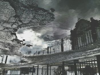 Built structure in water