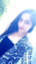 Portrait of beautiful young woman