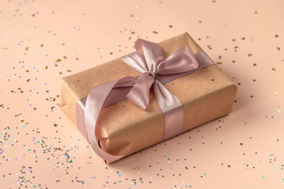 Close-up of gift box