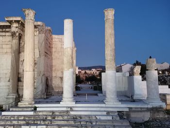 Pillars in athens