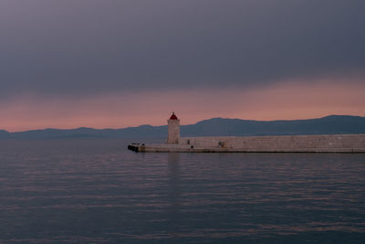 Sunset in a croatian island